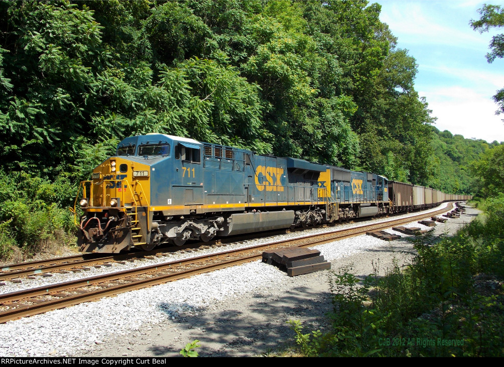 CSX 711 and 4504